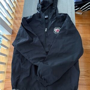 University of South Carolina Black Hooded Windbreaker